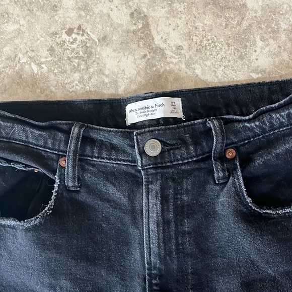 Abercrombie Ankle Straight Ultra High Rise 27/4 - Picture 2 of 3